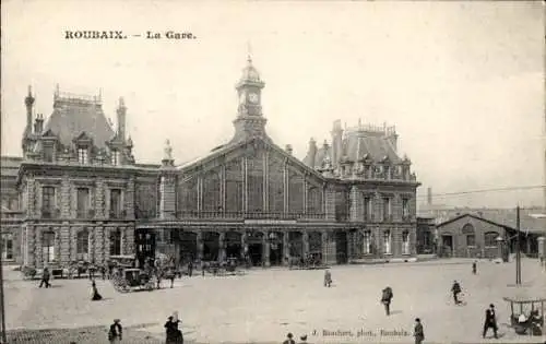 Ak Roubaix Nord, Bahnhof