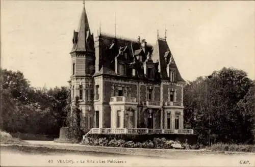 Ak Villers sur Mer Calvados, La Villa Les Pelouses