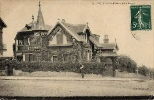 Ak Villers sur Mer Calvados, Villa Decan