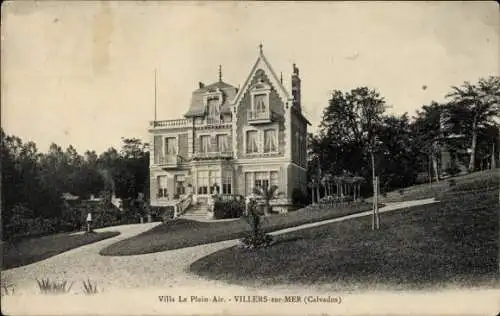 Ak Villers sur Mer Calvados, Villa Le Plein-Air