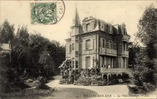 Ak Villers sur Mer Calvados, Villa Dorange