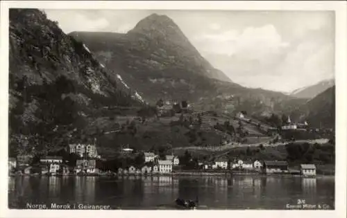 Ak Merok Geiranger Norwegen, Panorama