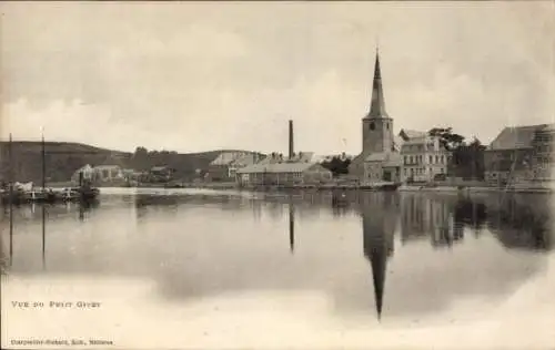 Ak Givet Ardennes, Vue du Petit Givet