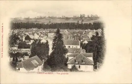 Ak Crécy en Brie Crécy la Chapelle Seine et Marne, Panorama