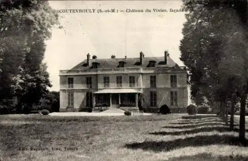 Ak Coutevroult Seine et Marne, Chateau du Vivier