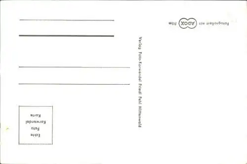 Ak Mittenwald in Oberbayern, Hochstraße, Karwendel