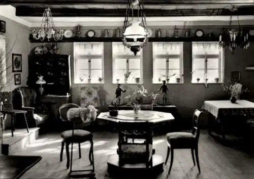 Ak Frohnau Annaberg Buchholz im Erzgebirge, Frohnauer Hammer, Wohnzimmer der Hammerherren