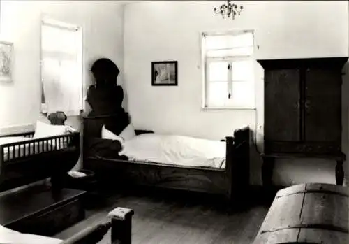 Ak Frohnau Annaberg Buchholz im Erzgebirge, Frohnauer Hammer, Schlafräume der Hammerbesitzer