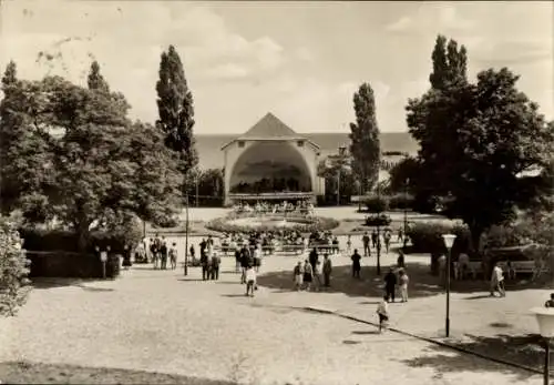 Ak Ostseebad Heringsdorf auf Usedom, Musikpavillon