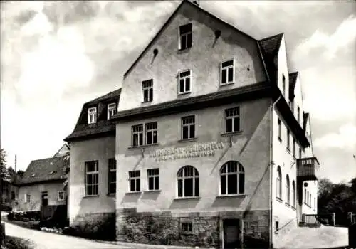 Ak Schönberg am Kapellenberg Bad Brambach im Vogtland, Reichsbahnferienheim Berlin-Rummelsburg