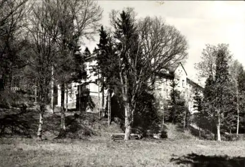 Ak Schielo Harzgerode am Harz, Kliniksanatorium, Außenansicht