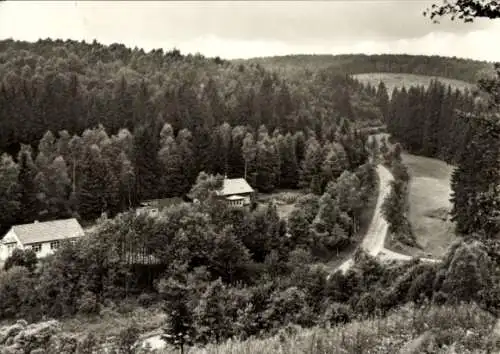 Ak Schwenda Südharz, Haselgrund, Haselhaus, Panorama