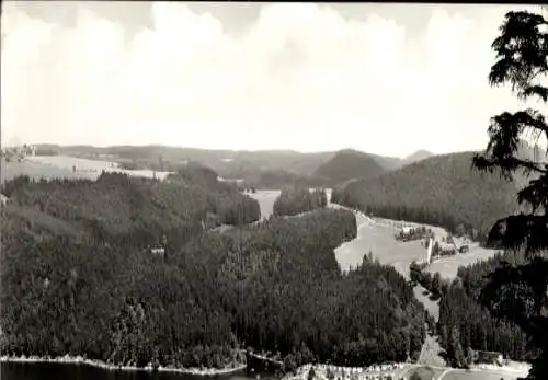 Ak Hohenwarte Thüringen, Hohenwarte-Talsperre, Zeltplatz, Troschkaukessel