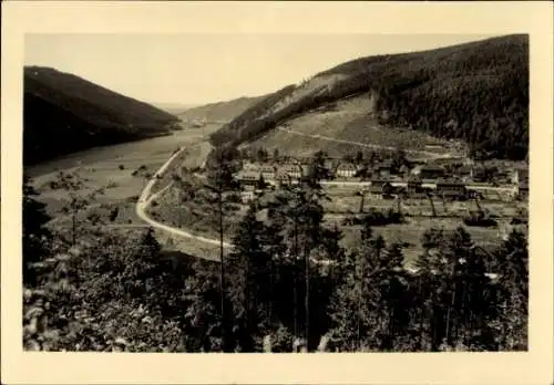 Ak Hohenwarte Thüringen, Landschaft, Stausee, Panorama