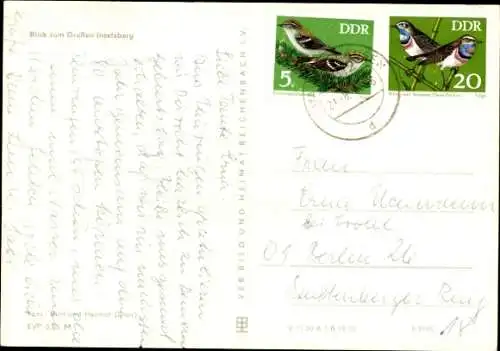 Ak Brotterode in Thüringen, Großer Inselsberg, Panorama