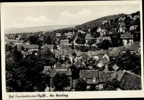 Ak Bad Frankenhausen am Kyffhäuser Thüringen, Teilansicht, Am Weinberg