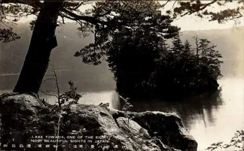 Ak Honshu Japan, Lake Towanda, one of the Eight, Wasserufer