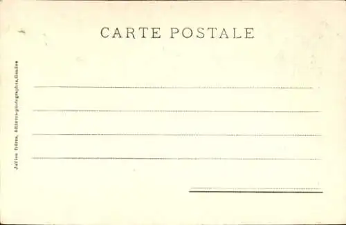 Ak Stadt Genf Schweiz, Der See, Blick von Saint-Pierre