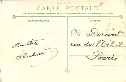 Ak Französisches Kriegsschiff Patrie