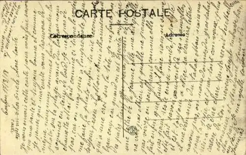 Ak Französisches Kriegsschiff France