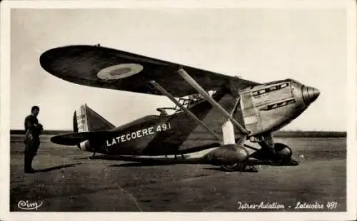 Ak Französisches Militärflugzeug, Latecoere 491