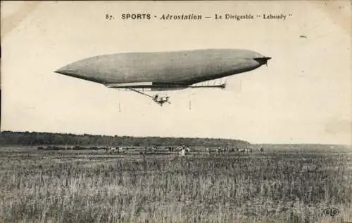 Ak Luftschiff Lebaudy, Zeppelin