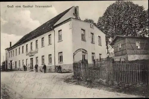 Ak Thiemendorf Breitenau Oederan Sachsen, Gasthaus