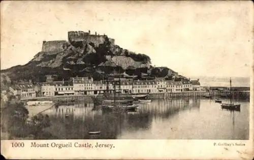 Ak Gorey Saint Martin Jersey Kanalinseln, Mont Orgueil Castle