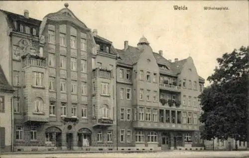 Ak Weida in Thüringen, Wilhelmsplatz