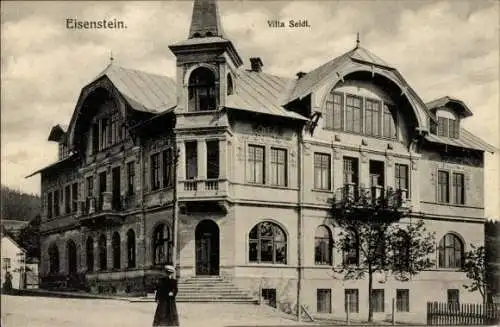 Ak Bayerisch Eisenstein in Niederbayern, Villa Seidl