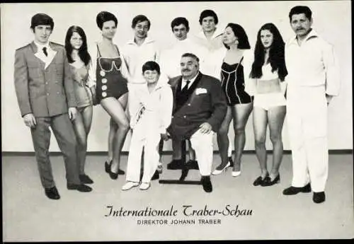 Ak internationale Traber Schau, Direktor Johann Traber, Hagen, Osterkirmes 1971