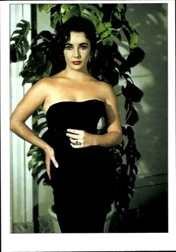 Ak Schauspielerin Elizabeth Taylor, Portrait