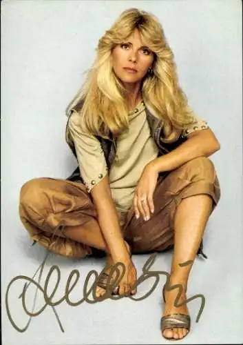 Ak Schauspielerin und Sängerin Lena Valaitis, Portrait, Autogramm