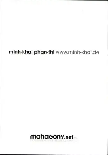 Ak Schauspielerin Minh-Khai Phan-Thi, Portrait, Autogramm