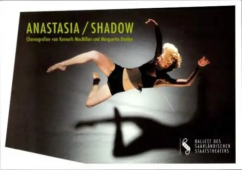 Ak Schauspielerin und Tänzerin Anastasia/Shadow, Ballettfigur