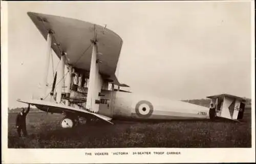 Ak Passagierflugzeug Vickers Victoria