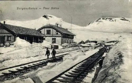 Ak Norwegen, Bergensbanen, Finse Station