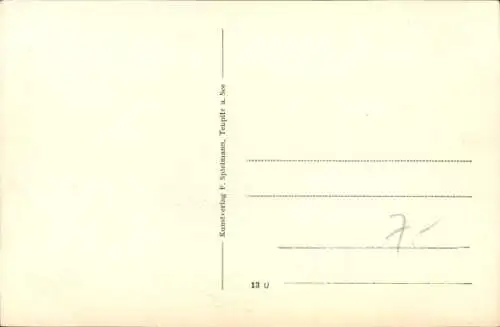 Ak Klein Köris Groß Köris im Kreis Dahme Spreewald, Weg nach der Dubrow