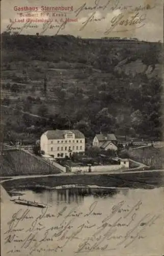 Ak Löf Loef an der Mosel, Gasthaus Sternenburg