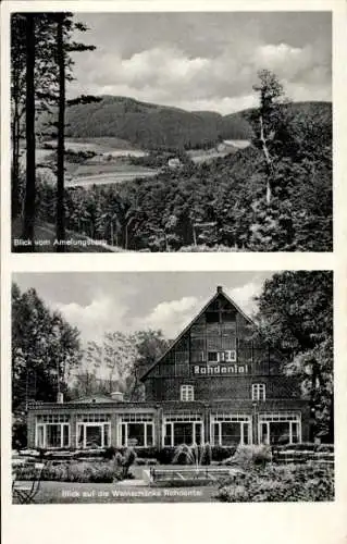 Ak Hessisch Oldendorf an der Weser, Hotel-Restaurant Rohdental, Amelungsberg