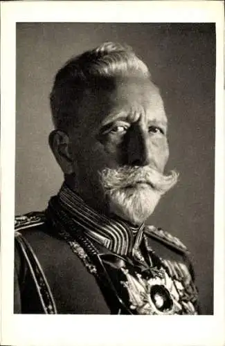 Foto Ak Kaiser Wilhelm II. im Exil, Haus Doorn