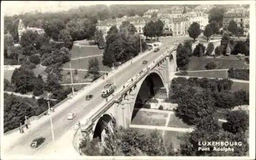 Ak Luxemburg, Pont Adolphe