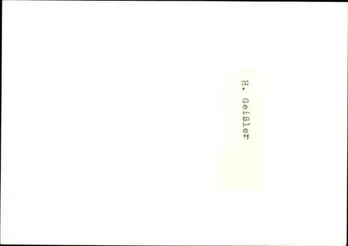 Ak Politiker Heiner Geißler, Portrait, Autogramm