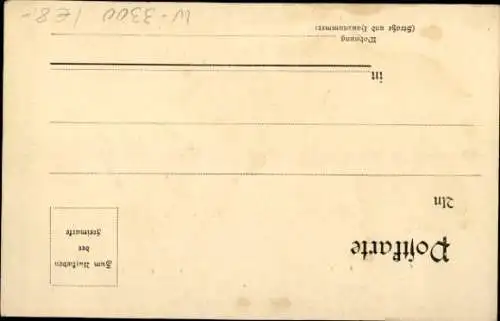 Ak Braunschweig in Niedersachsen, Der Flohwinkel, Geschäft A. W. Zickfeldt