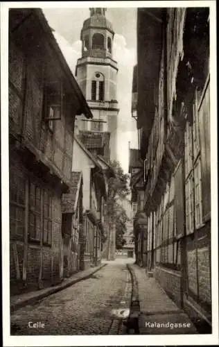 Ak Celle in Niedersachsen, Kalandgasse, Kirche