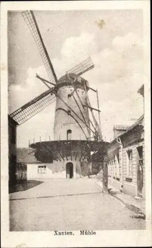 Ak Xanten am Niederrhein, Blick auf die Mühle, Innenhof