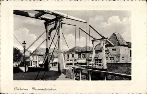 Ak Enkhuizen Nordholland Niederlande, Drommedaris-Brücke