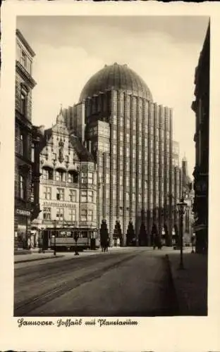 Ak Hannover in Niedersachsen, Hochhaus, Planetarium