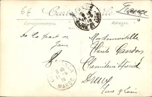 Ak Scenes et Types, Famille Nomade