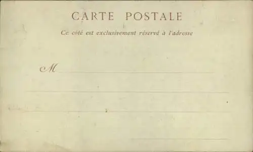 Ak Französische Soldaten in Uniform, Husar, Theaterszene